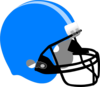 Blue/light Blue Helmet Clip Art