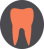 Orange Tooth11 Clip Art
