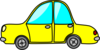 Yellow Car Clip Art