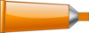 Color Tube Orange Clip Art