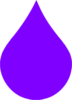 Purple Rain Drop Clip Art