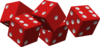 Red Dice Clip Art