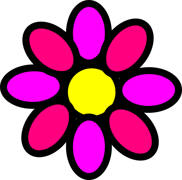 free clipart flower power - photo #2