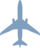 Blue Plane Clip Art