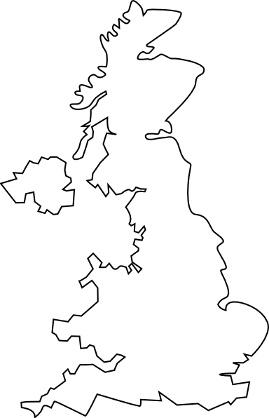 clipart map of uk - photo #11
