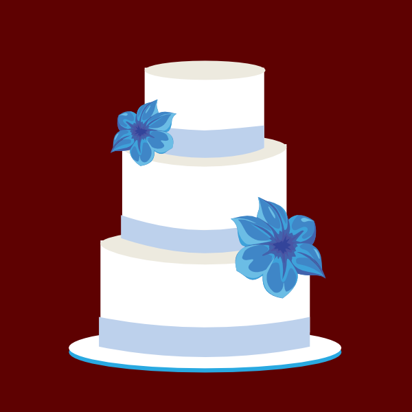 clip art wedding cakes