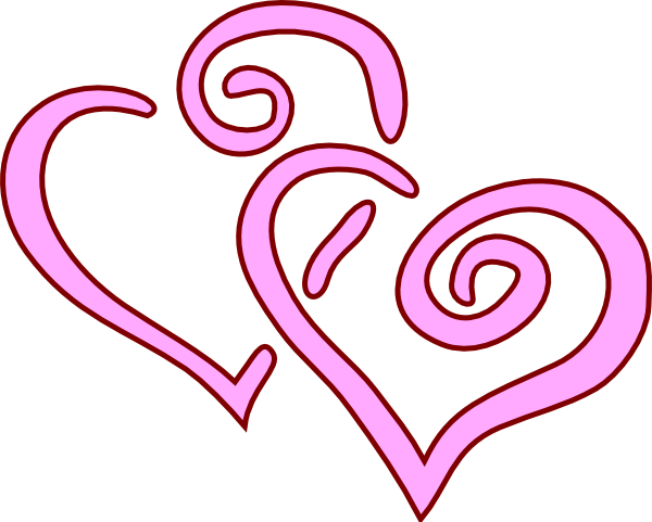 wedding double hearts clip art free - photo #36