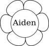 Aiden Window Flower 1 Clip Art