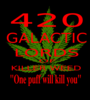 420 Flag Battle Galaxies Red/blk Lg Final Clip Art
