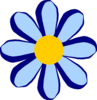 Blue Flower Clip Art