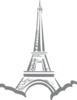 Effel Tower In Paris Clip Art
