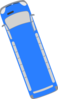 Blue Bus - 110 Clip Art