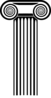 Ionic Column Bare Clip Art