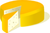 Cheese Wheel Clip Art