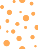 Orange Polka Dots Clip Art