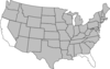 Highlighted Us Map Clip Art