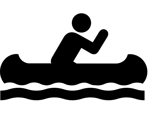 kayak silhouette clip art - photo #6