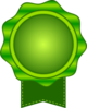 Green Seal Simple Clip Art