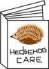 Hedgehog Book Clip Art