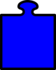 Blue Plug-in Clip Art