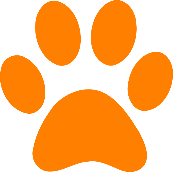 tiger paw print clip art - photo #50