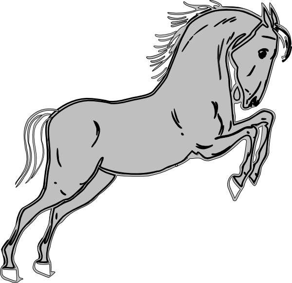horse jumping clipart - photo #31