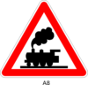Train Crossing Sign Clip Art