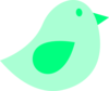 Green Bird Clip Art