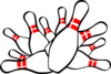 Bowling Strike Clip Art