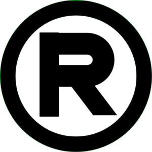 Registered  Trademark Black Clip Art