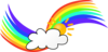 Rainbow Wave Clip Art