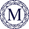 M Circle Blue Clip Art