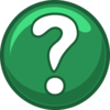 Green Question Round Icon  Clip Art