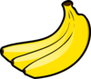 Bananas Three Clip Art