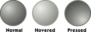 Grey Web Button Template Clip Art