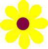 Yellow Flower Clip Art