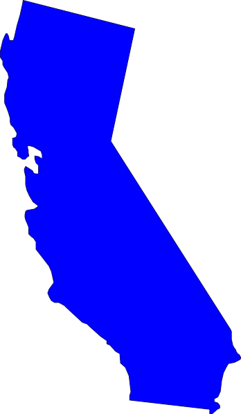 free clipart map of california - photo #12