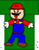 Mario In Warp Pipe Clip Art