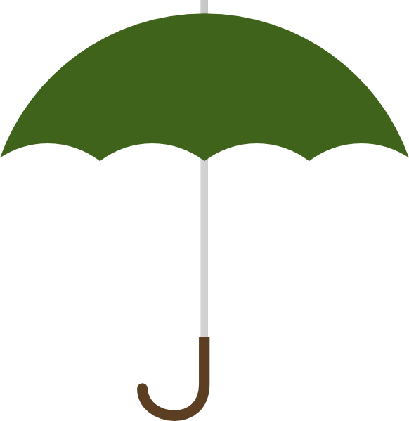 green umbrella clip art - photo #3