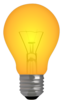 Light Bulb 80% Lit Clip Art