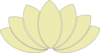 Cream Lotus Clipart Clip Art