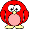 Red Penguin Clip Art