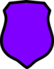 Slightly Rounded Cornered Shield 3 Clip Art