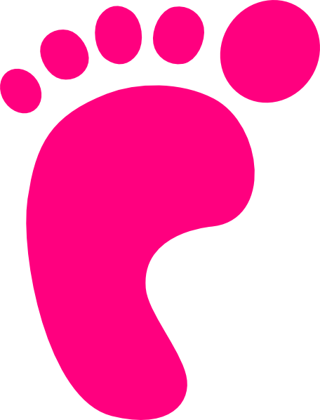 clip art pink baby feet - photo #19