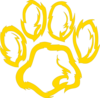 Spe Wildcat Paw Golden Clip Art