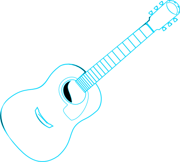 free clipart guitar outline - photo #1