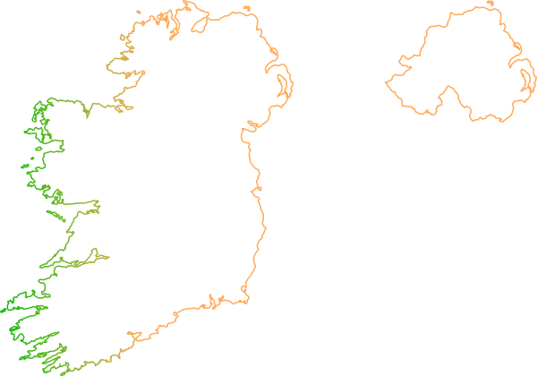 clipart map of ireland - photo #35
