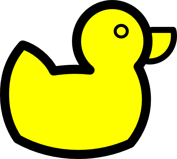 yellow duckling clipart - photo #15