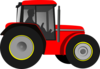 Red Tractor Clip Art