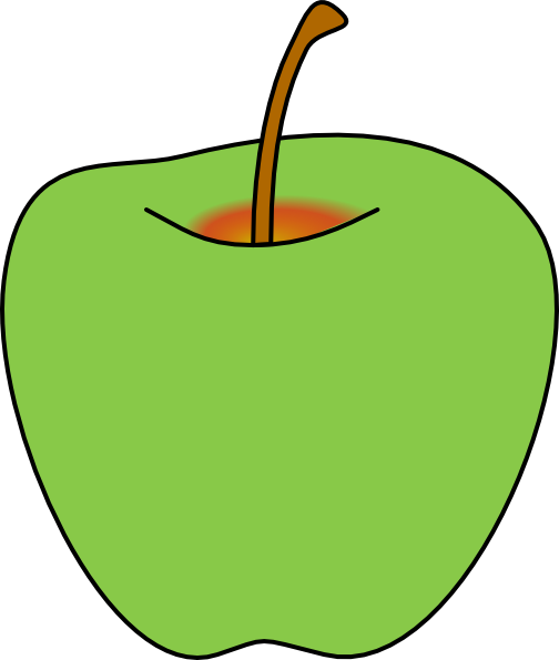 clipart green apple - photo #21